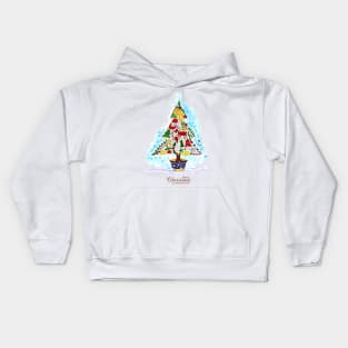 Christmas Ornament Tree Kids Hoodie